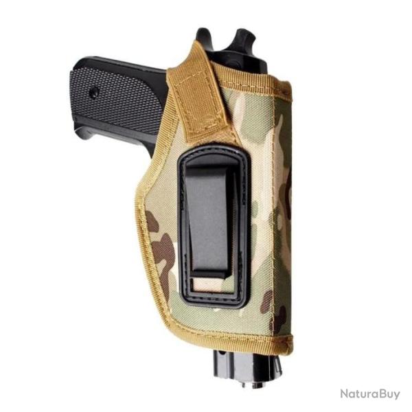HOLSTER DE CEINTURE - VISIBLE OU DISSIMUL- CAMO CP - GLOCK17 19 SIG 226 COLT 1911 BERETTA 92
