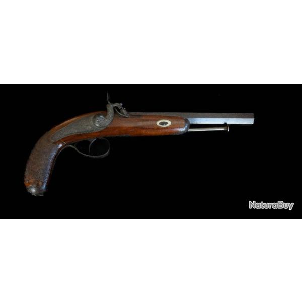 PISTOLET SIGNE LEPAGE MOUTIER A PARIS REF 628