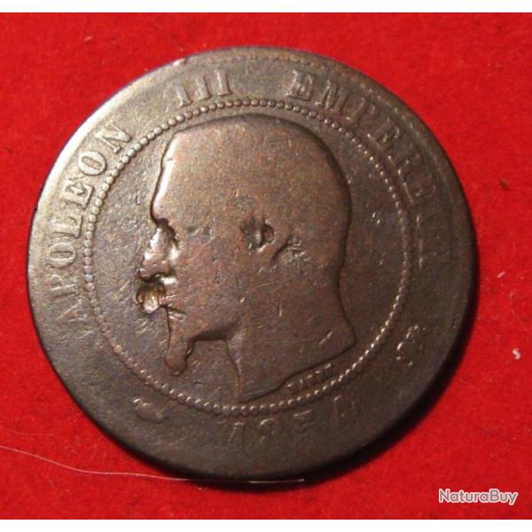 10 centimes Napol�on III 1854 D