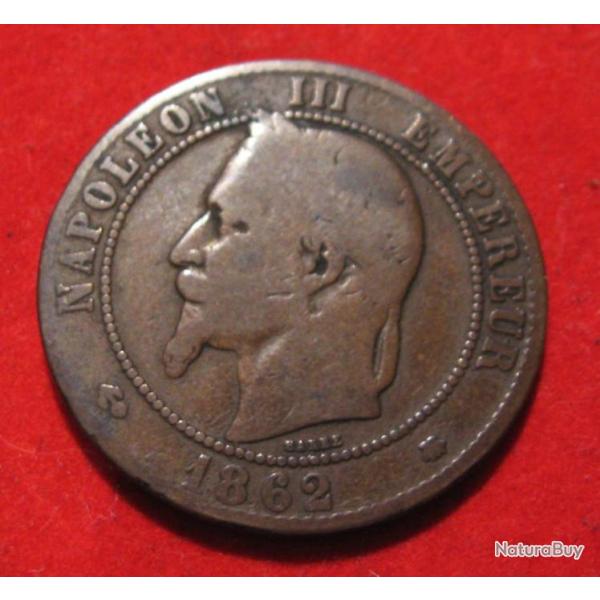 10 centimes Napol�on III 1862A