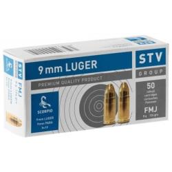 500 MUN STV SCORPIO 9MM LUGER 124 GR 