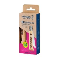 Couteau Tire Bouchon D&eacute;capsuleur N&deg;10 - Lame 100mm - Manche H&ecirc;tre