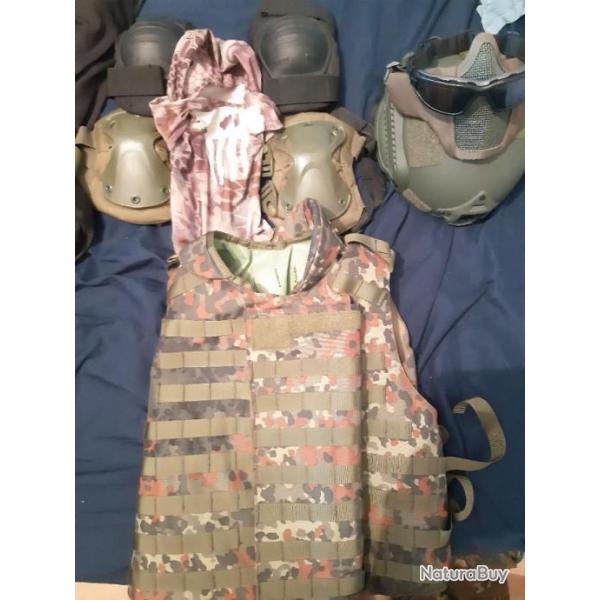 �quipement airsoft type OTAN.