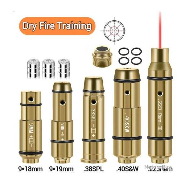 Cartouche Laser d'entrainement tir � sec laser 9X19 - Fonctionne avec les  applications gratuites