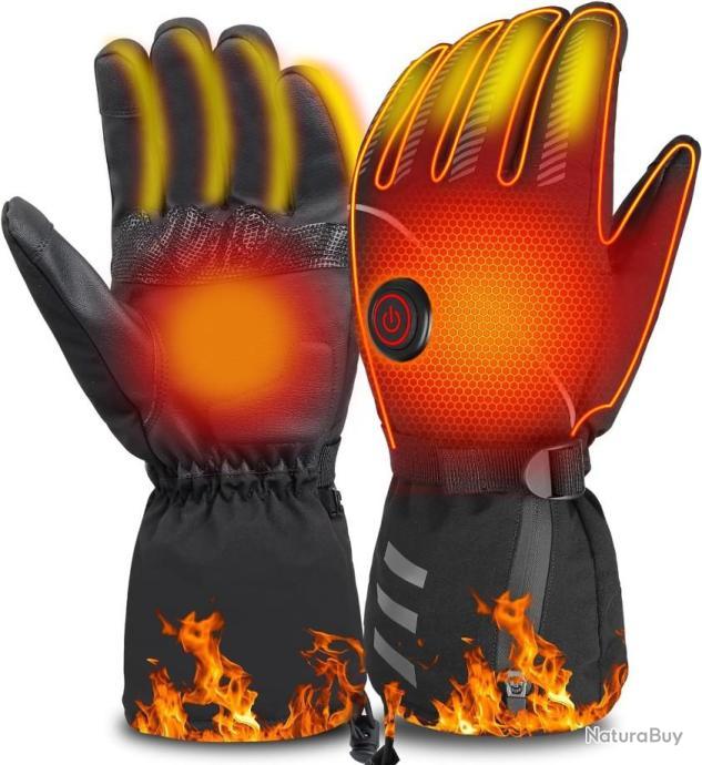 Gants Chauffants électriques Comblu - Taille Unique - Noir - Homme/Femme - Neuf étiquettes