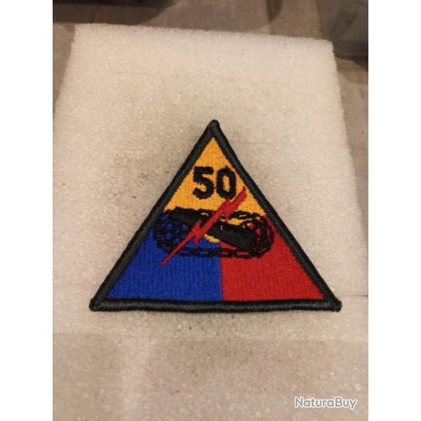 Patch arm�e us 50th ARMORED DIVISION  ORIGINAL