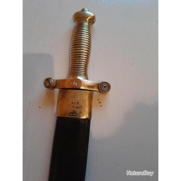 glaive  modele  1831  d infanterie