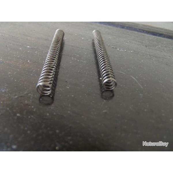 !!! 2 ressorts de compression 48 x 5.1 mm diamtre fil 0.4 mm NEUFS