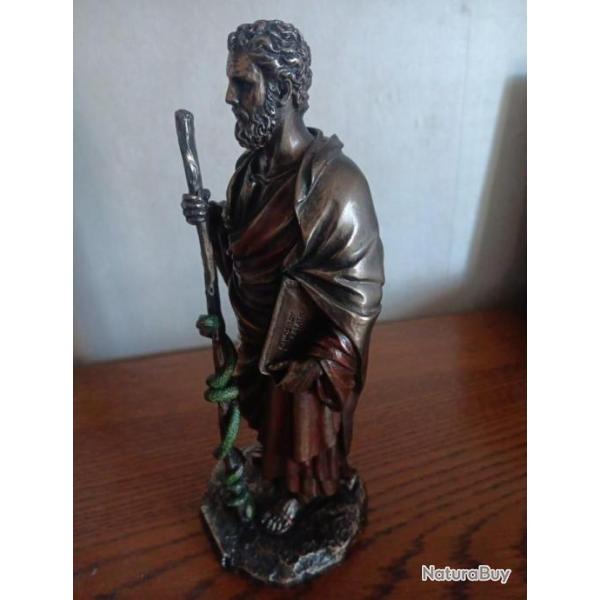 HIPPOCRATE SERMENT FACON BRONZE STATUE SCULPTURE 26 cm de haut