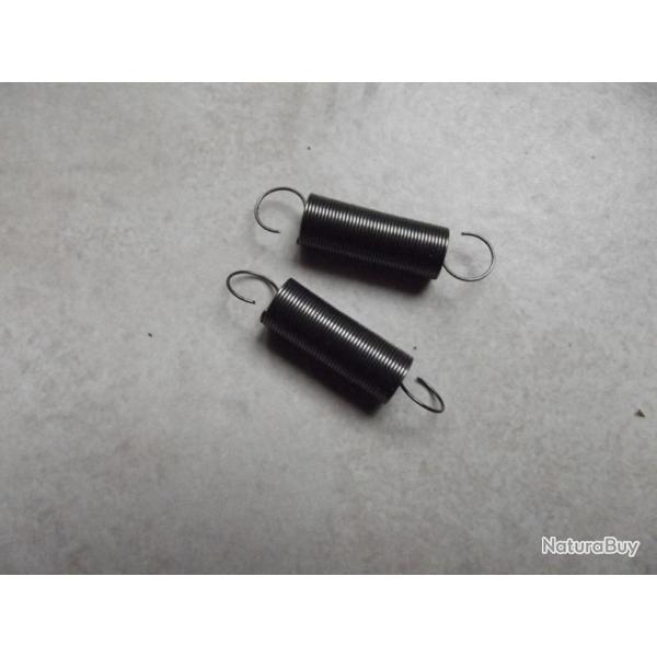 A SAISIR!!!! --2 ressorts de traction 37x8.1mm diametre de fil 0.5mm oeil de 7.1mm NEUFS