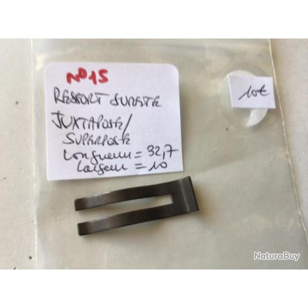 VENDU PAR CUIRASSIER11 N 15 RESSORT BOUTON SRET DE FUSIL  JUXTAPOSS ET SUPERPISES