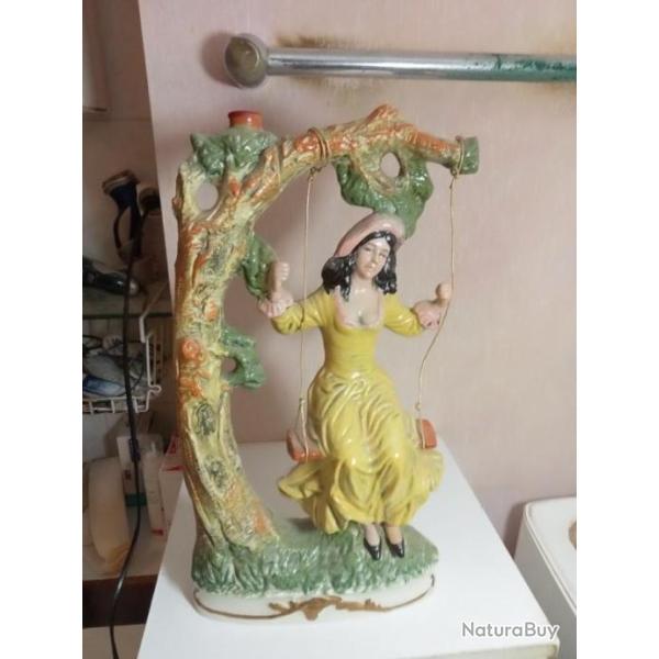 bouteille ancienne en c�ramique hauteur 43 cm x 23 cm