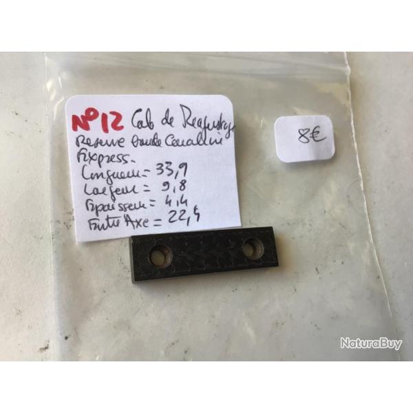 VENDU PAR CUIRASSIER11 N12 CALE REAJUSTAGE RSERVE BANDE POUR CARABINE ET FUSIL EXPRESS