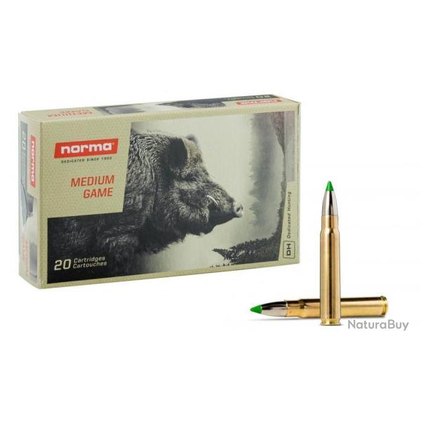 1 BOITE DE BALLES NORMA  CALIBRE 300WSM ECOSTRIKE 10.7G  165GR  SANS PLOMB