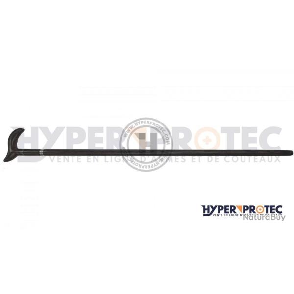 Canne Derby pommeau en Eb�ne Lame d'�p�e guilloch�e