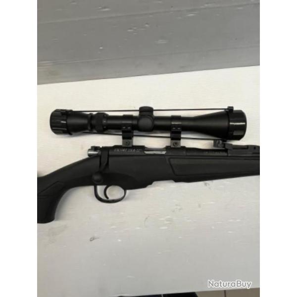 NEUF!!! PACK CARABINE HATSAN ESCORT .22LR AVEC LUNETTE 3-9X40