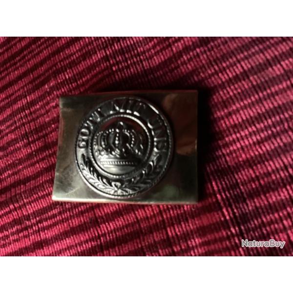 Plaque de ceinturon Prussien mod�le 1895.