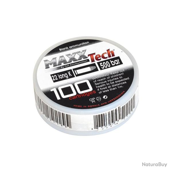 MAXXTECH 22 LR A BLANC / PAK - Boite de 100 unit�s