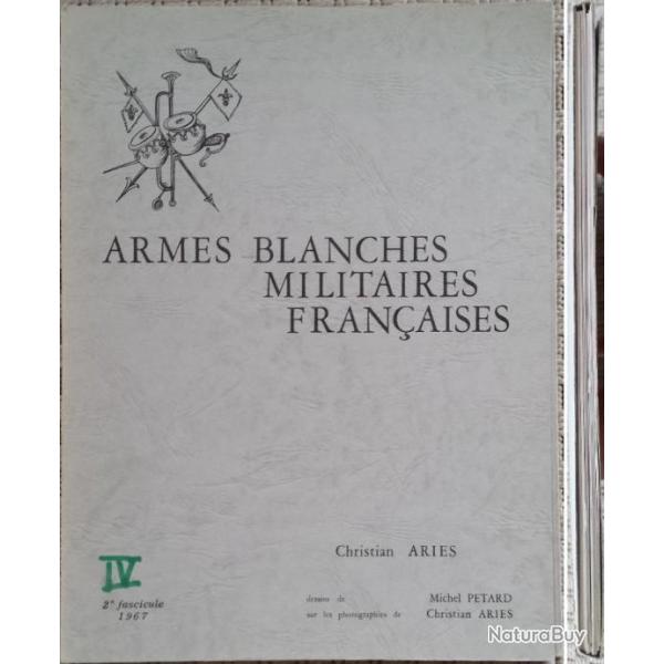 ARI�S, Armes blanches militaires fran�aises, 4 (IV), 1967. Jaquette.