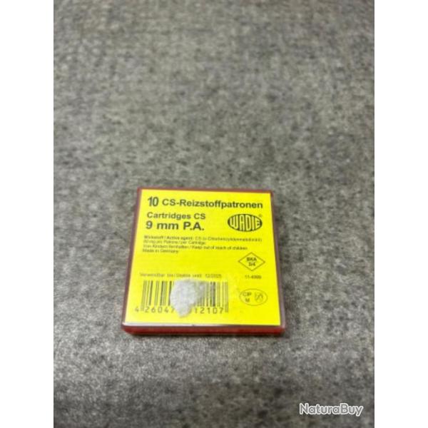 Cartouches 9mm � Gaz Pour Pistolet D'alarme