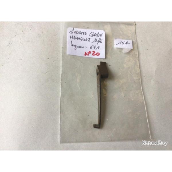 VENDU PAR CUIRASSIER11 N� 20 G�CHETTE DROITE POUR FUSIL HAMMERLESS CALIBRE 12 ET 16