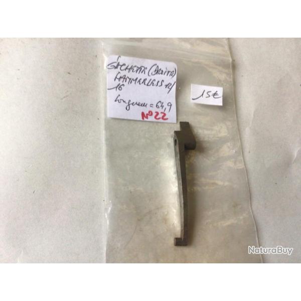 VENDU PAR CUIRASSIER11 N� 22 G�CHETTE DROITE POUR FUSIL HAMMERLESS CALIBRE 12 ET 16