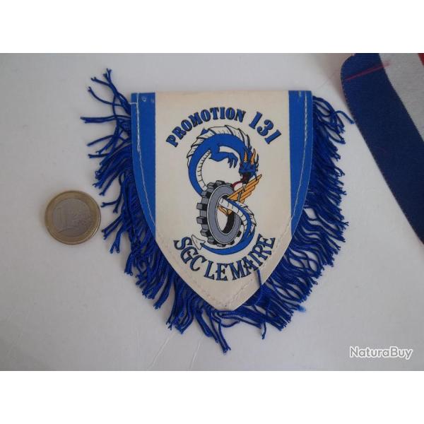 fanion Promotion P131 Sergent-chef Lemaire apprentis-mcaniciens Base arienne 722 Saintes
