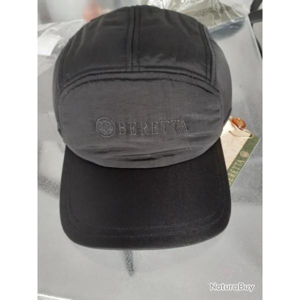 CASQUETTE TECHNIQUE REMBOURREE BERETTA NOIRE