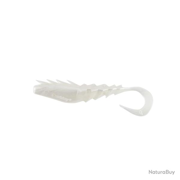 Leurre Souple Berkley Gulp Nemesis Prawn Curl Tail 10cm Pearl White 10cm Par 4