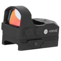 Point rouge Reflex 3moa pour rail Weaver/Picatinny Hawke