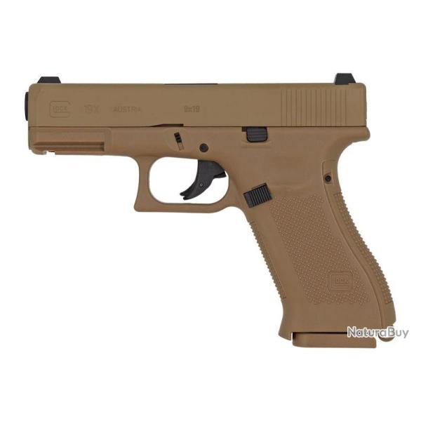 Pistolet Glock 19 X cal BB 4.5 mm � culasse fixe Umarex