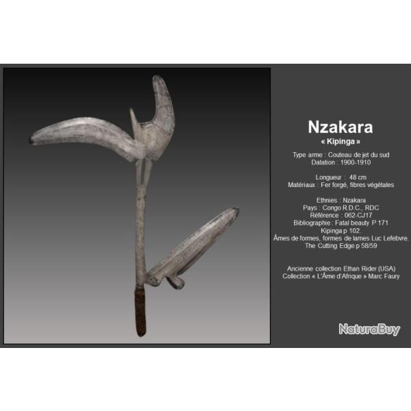 Magnifique couteau de jet NSAKARA