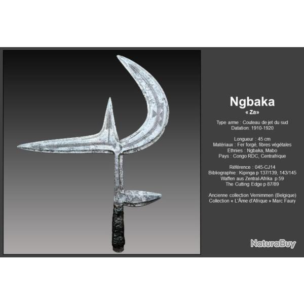 Extaordinaire couteau de jet NGBAKA