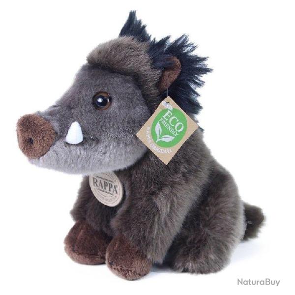 Peluche sanglier assis 18 cm Eco-friendly
