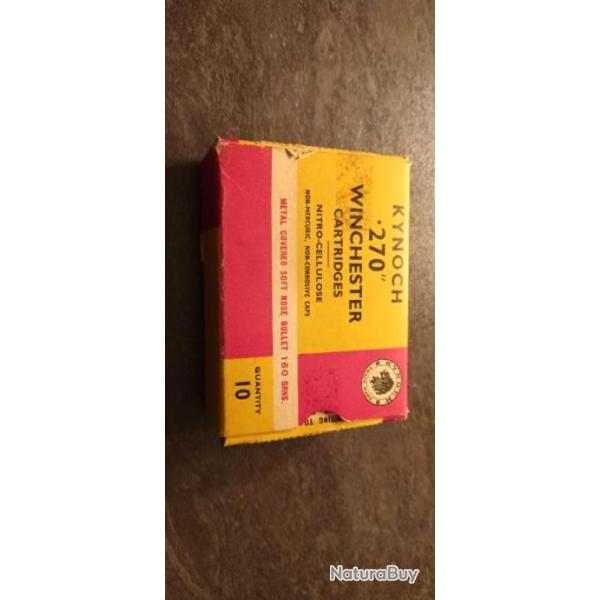 1 bo�te de 10 balles .270 win