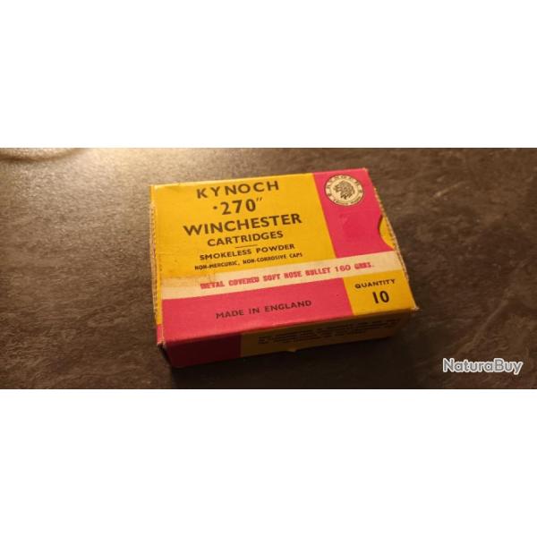 Une bo�te de 9 munitions. 270 win