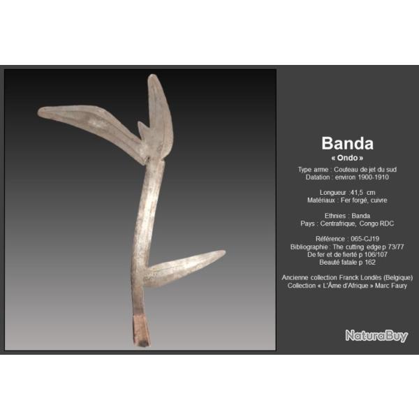 authentique couteau de jet Banda