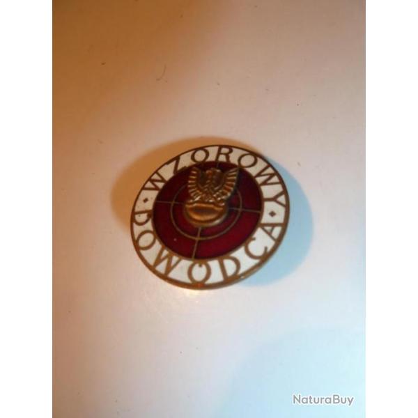 INSIGNE POLONAIS  "DOWODCA WZOROWY "