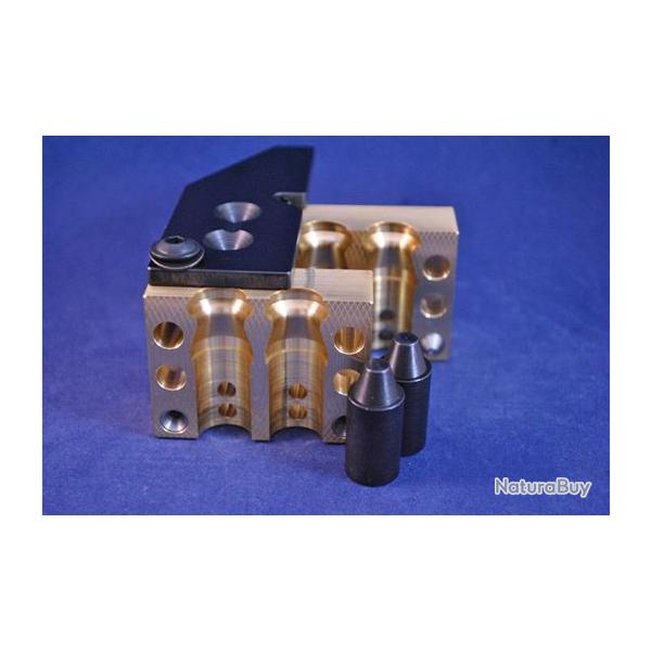 Moule � deux cavit�s - slug diabolo sous-calibr�, cal. 12 / .680", 525grs - Equivalent Svarog Match