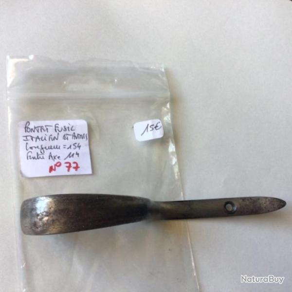 VENDU PAR CUIRASSIER11. N�77 PONTET  DE  FUSIL DE CHASSE DIVERS MOD�LES SUPERPOS�S ITALIENS
