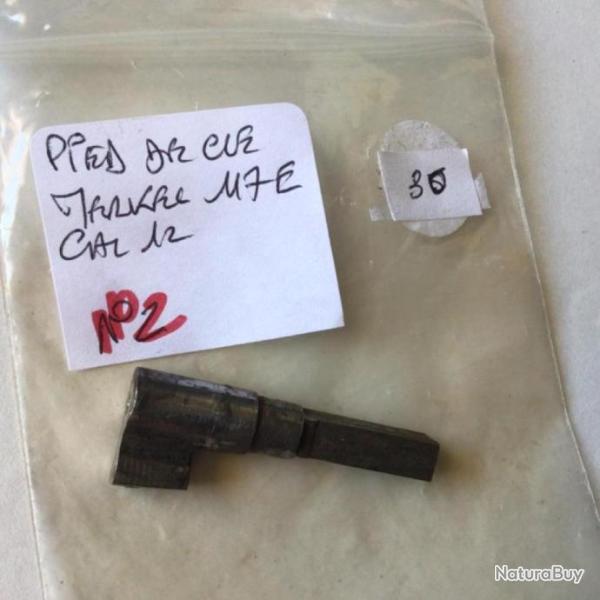 VENDU PAR CUIRASSIER11 N�2 PIED DE CLE D'OUVERTURE FUSIL MERKEL CAL 12
