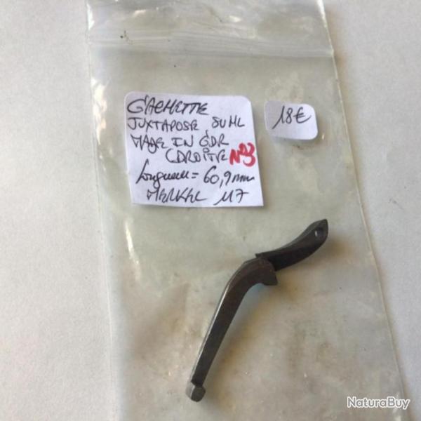 VENDU PAR CUIRASSIER11 N�3 GACHETTE DROITE  DE FUSIL MERKEL CAL 12 117E