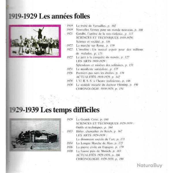 les grands �v�nements du 20e si�cle reli� cartonn�