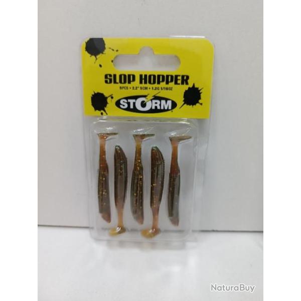 !! STORM SLOP HOPPER 2'2"  5CM GOLD GLITTER MOTOROIL UV !!