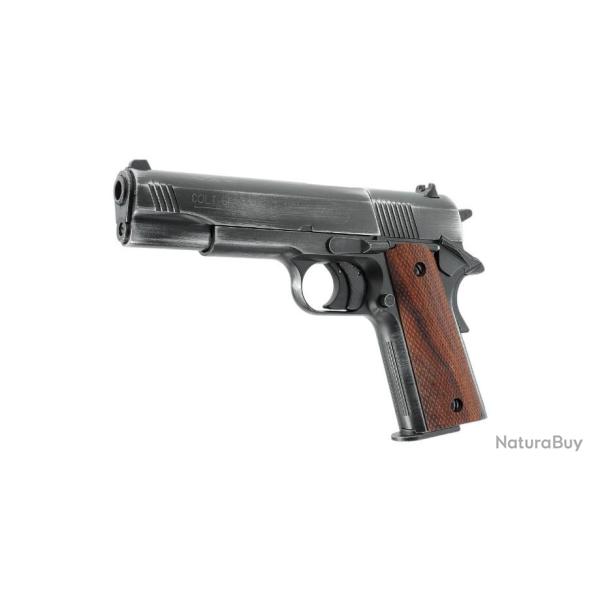 PISTOLET A PLOMB CO2 COLT GOVERNMENT 1911 A1 VIEILLI 4.5 MM