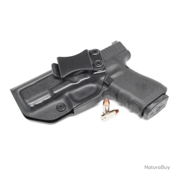 HOLSTER PORT DISCRET POUR GLOCK 25 EN KYDEX - GAUCHER - LIVRAISON GRATUITE