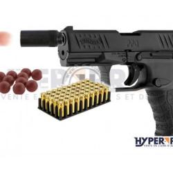 Pack d&eacute;fense Walther PPQ M2 - Pistolet Alarme