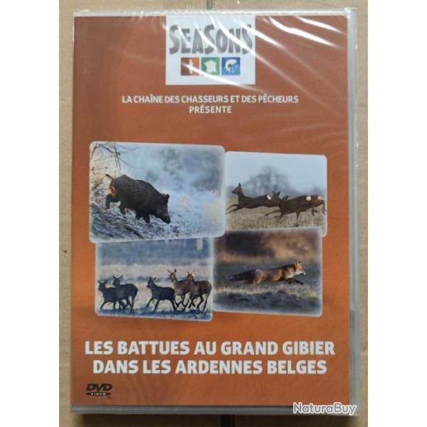 Dvd LES BATTUES AU GRAND GIBIER DANS LES ARDENNES BELGES (neuf)