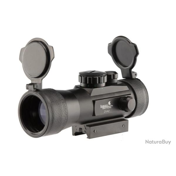 Viseur avec grossissement x2 (sur rail 21 mm Picatinny) | Lancer tactical (0000 6219) - Airsoft