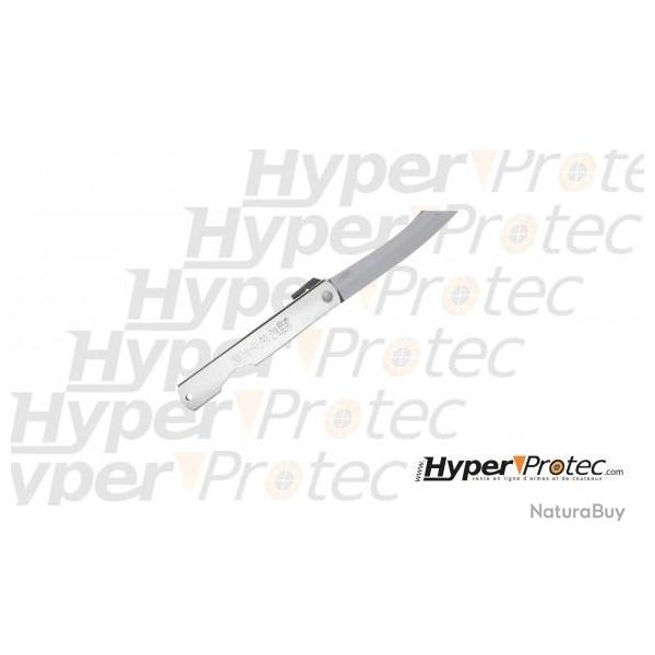 Couteau Higonokami 9.5 cm carbone Noir ou Chrom� - Grise